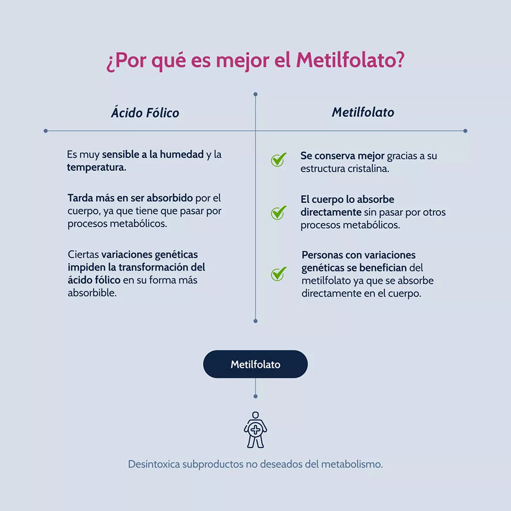 Methyl Folate Support • Metilfolato • Magnafolato