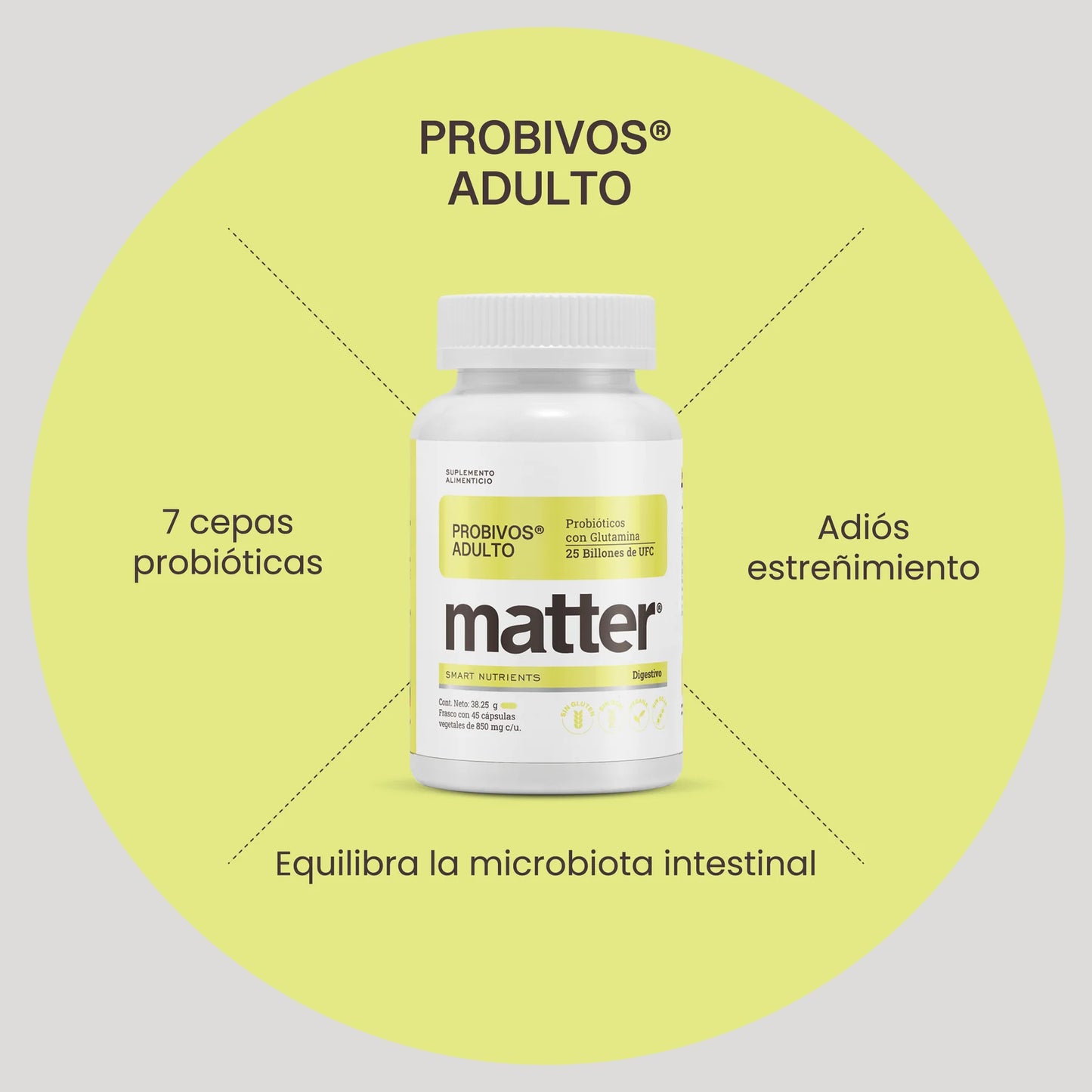 Probivos • Probióticos con Glutamina para Adulto