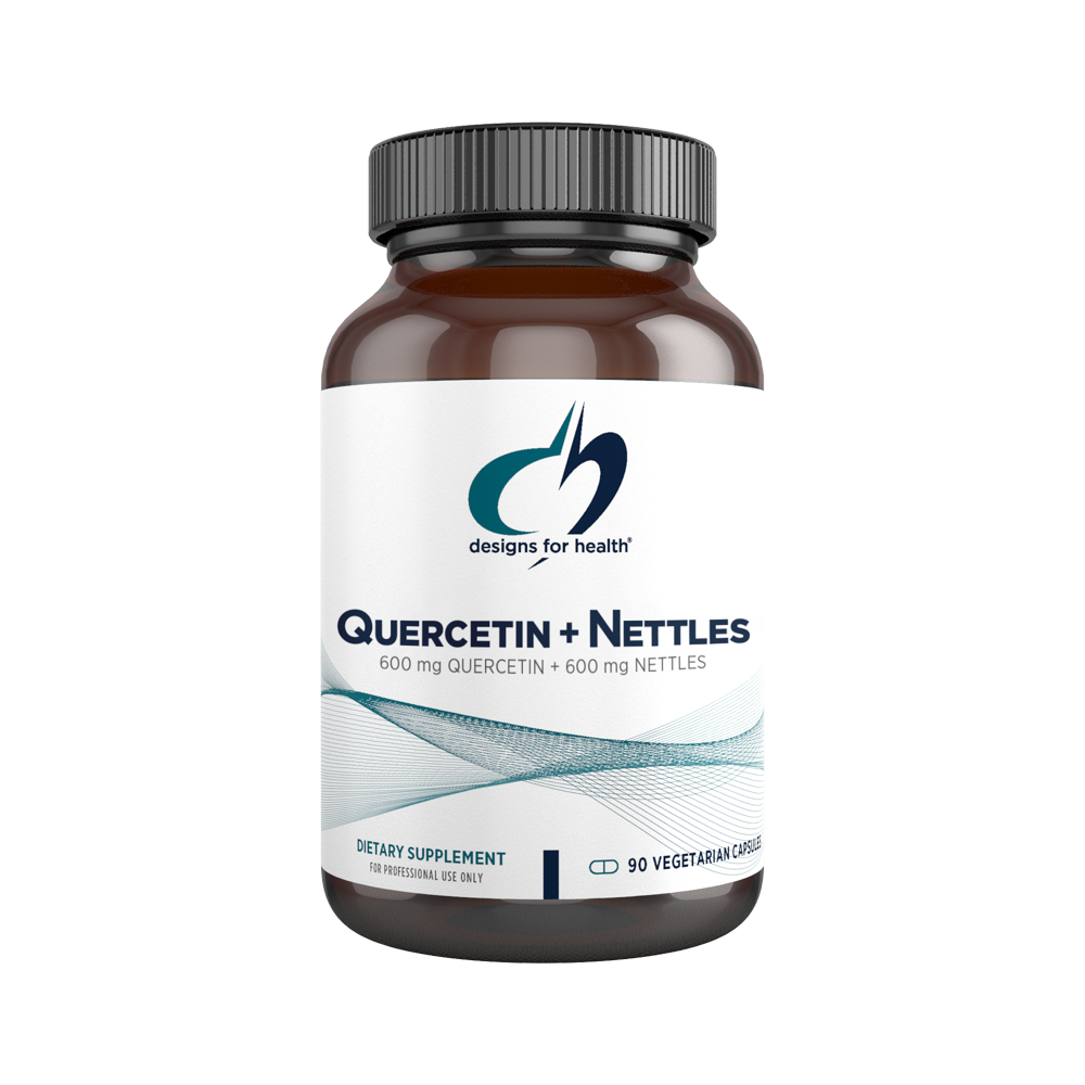 Quercetin + Nettles - Design For Health - 90 Cápsulas Vegetarianas