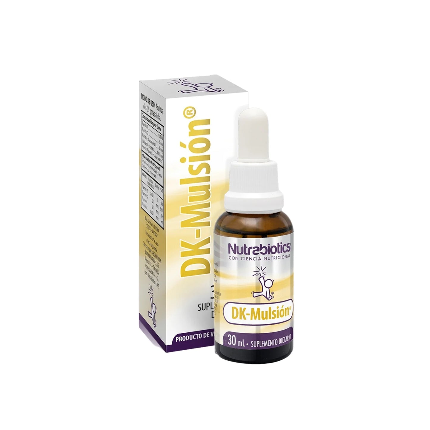 DK Mulsion - Vitamina D3 + K2 - Nutrabiotics - 30 ml