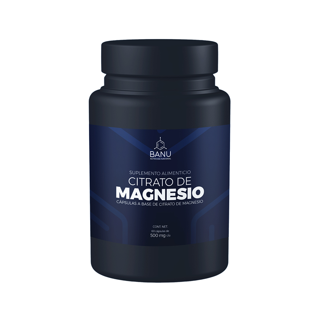 Combo 2 Citrato de Magnesio Banu • 120 cápsulas en Total • 500 mg por Porción