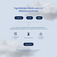 Sleep Support • Glicinato de Magnesio • Gaba • 60 Cápsulas • nutriADN