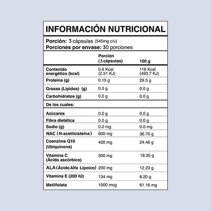 Fertility Support • Auxiliar en Fertilidad • 90 Cápsulas • nutriADN