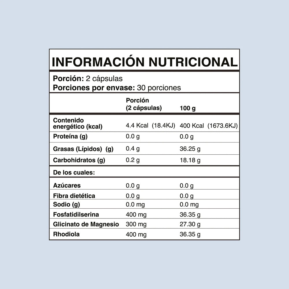 Stress Support Rhodiola Rósea 60 Cápsulas - foto 4