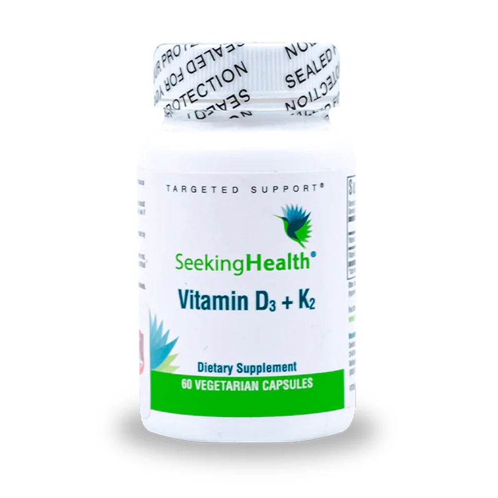 Vitamina D3 + K2 • 60 Cápsulas • Seeking Health