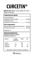 Curcetin - Base de Cúrcuma y Quercetina - Nutrabiotics - foto 2