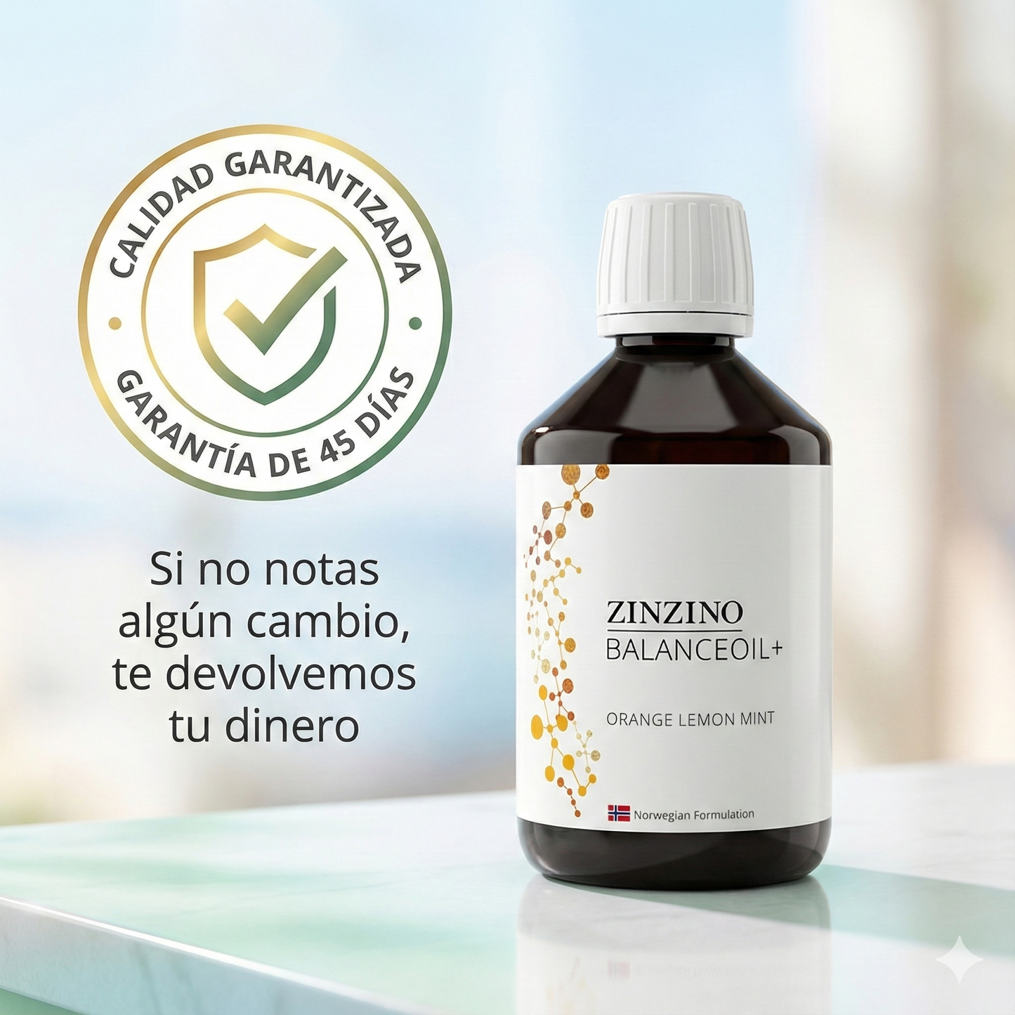 Zinzino Balance Oil • Omega 3 • 700 mg de DHA