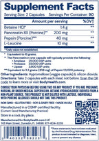 Enzimas Digestivas BodyHealth Full Spectrum 180 Cáps - foto 2