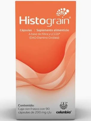 Histograin Enzima DAO 90 Cápsulas Déficit de DAO