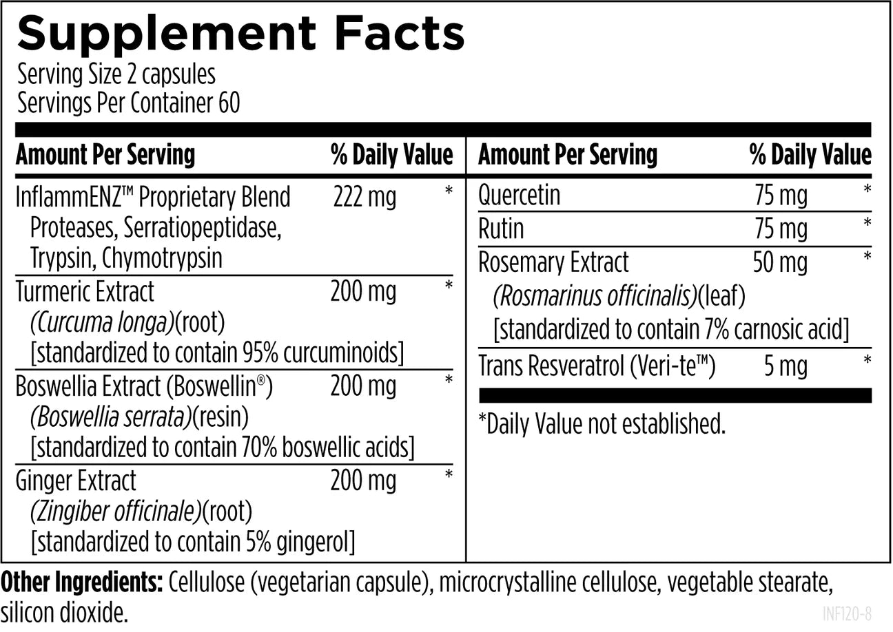 Inflammatone - Design For Health - 120 cápsulas