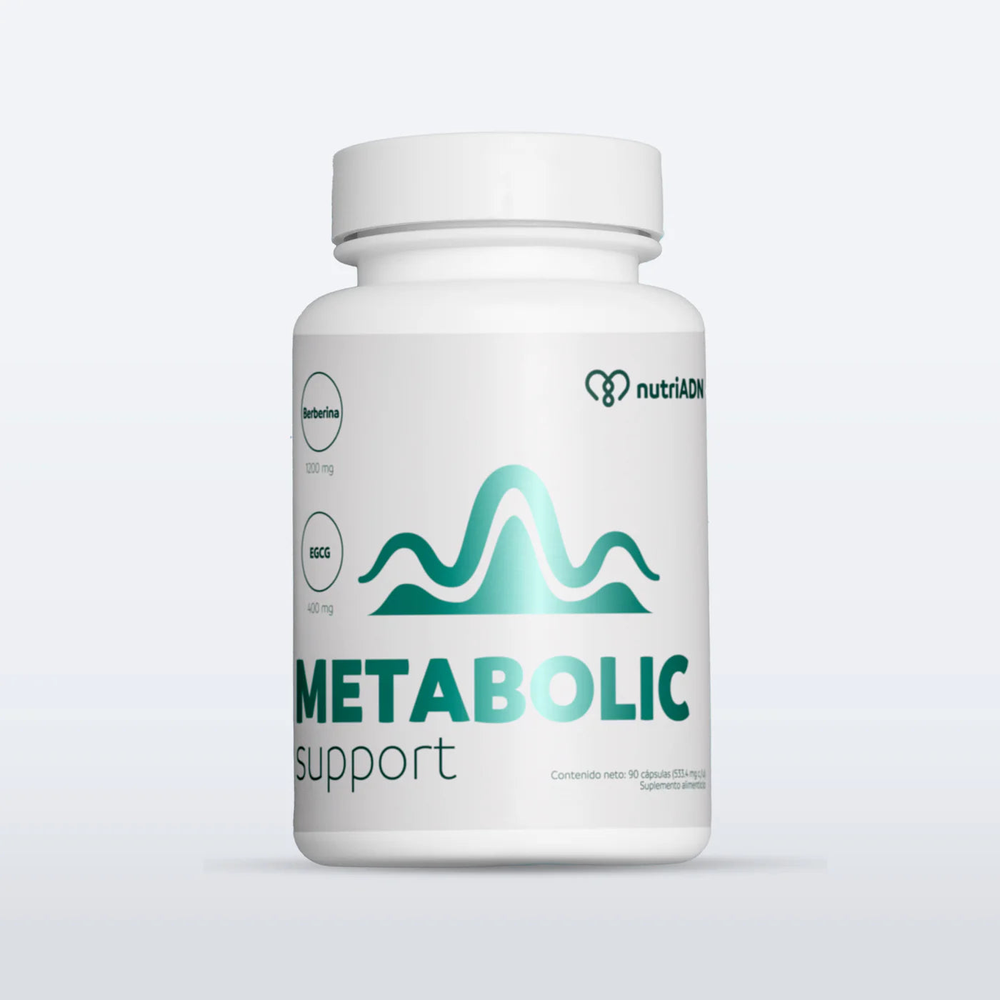 Metabolic Support • Berberina • 60 Cásulas • nutriADN