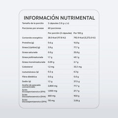 Omega 3 Strong  • Cápsulas de Omega 3 • nutriADN