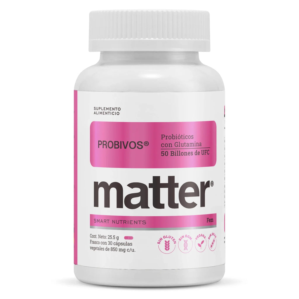 Probivos Fem Probióticos con Glutamina para Mujer