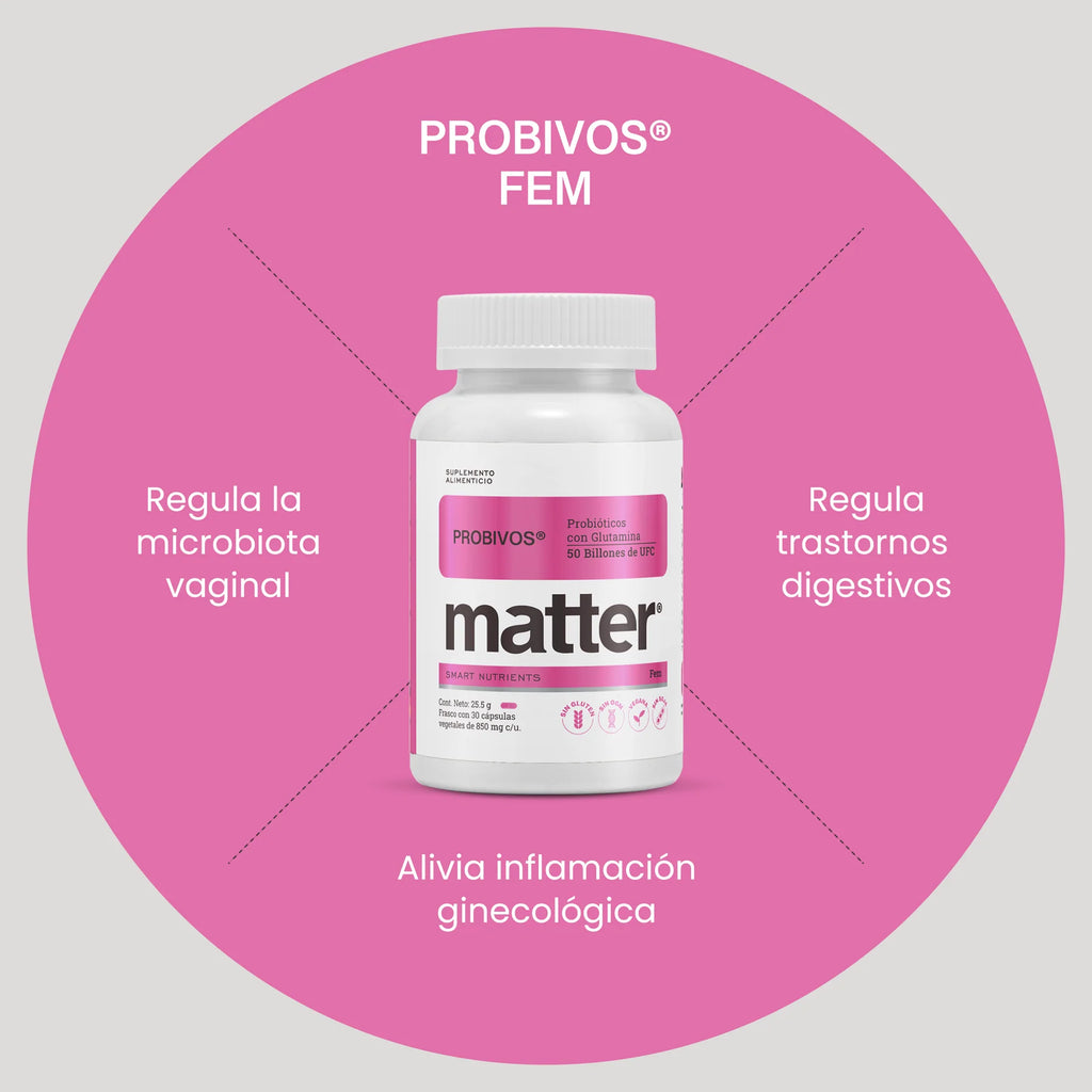 Probivos Fem Probióticos con Glutamina para Mujer - foto 3