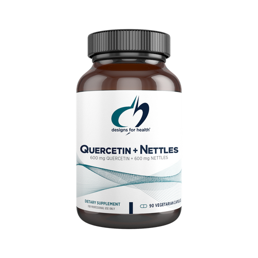 Quercetin + Nettles - Design For Health - 90 Cápsulas Vegetarianas