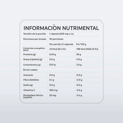 Iron Support • Energía y Resistencia • 90 cápsulas • nutriADN