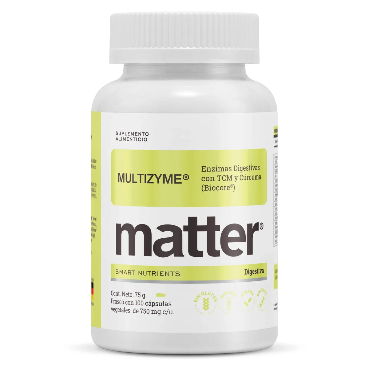 Multizyme Enzimas Digestivas con TCM y Cúrcuma